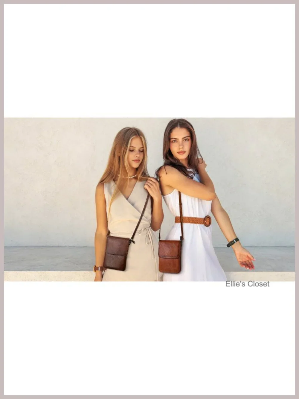 Genuine Leather Crossbody Bag RFID Blocking Detachable Adjustable Strap Travel